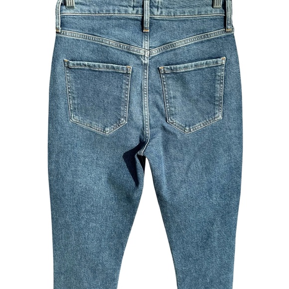 Agolde Riley High Rise Cropped Straight Leg Jeans - Picture 10 of 16